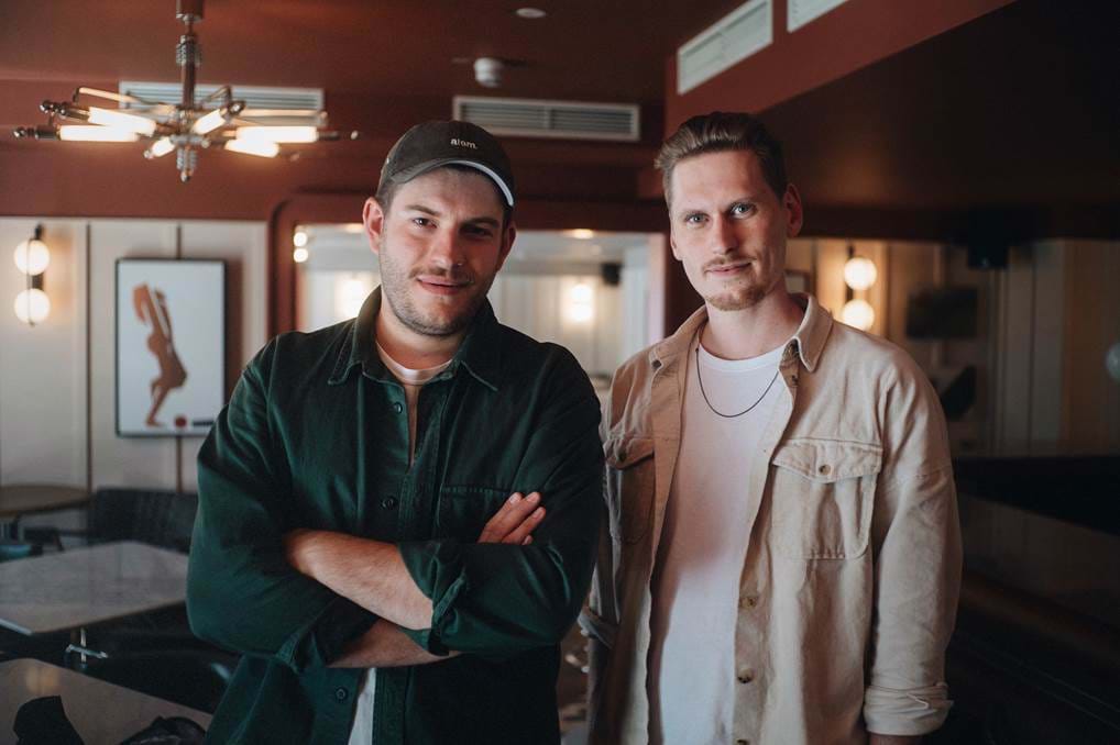 Mauricio Cervilla Fischer and Tim Jenni of Atem Films in Schwan Locke
