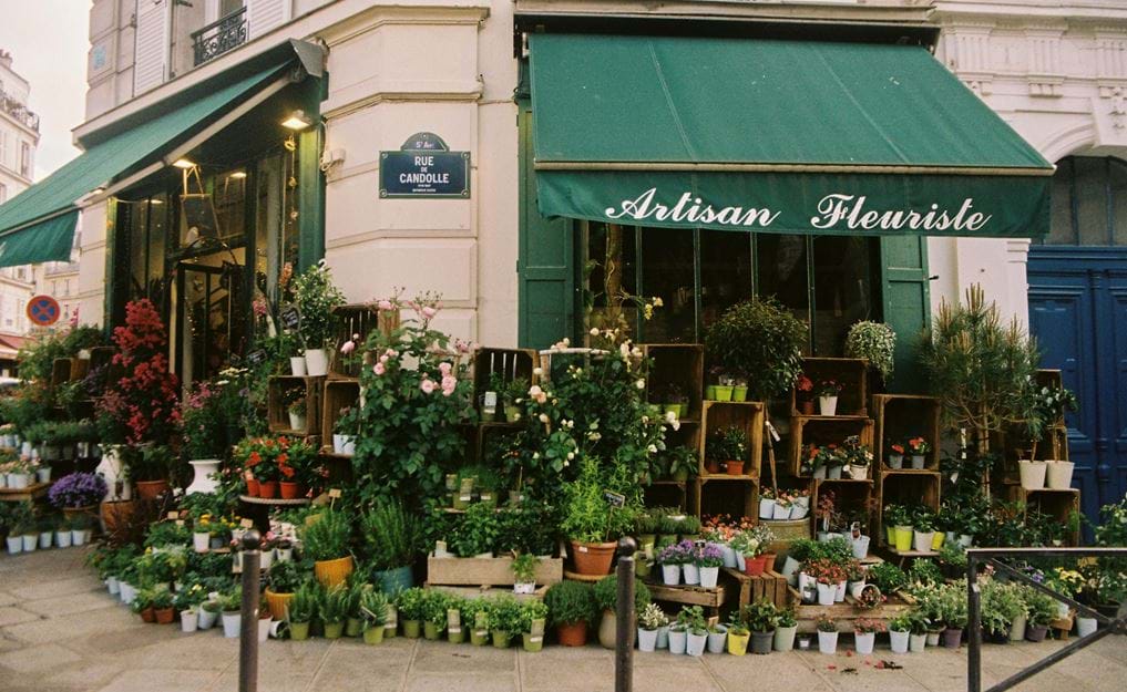 Un quartier chic de Paris.