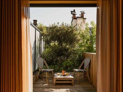 Superior Studio with Balcony | Paris Apartment | Le Jardin de Verre by Locke